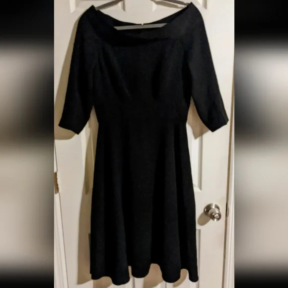 InLove by Marina Bulatkina Dress 10 Audrey Black Fit & Flare - Picture 3 of 7